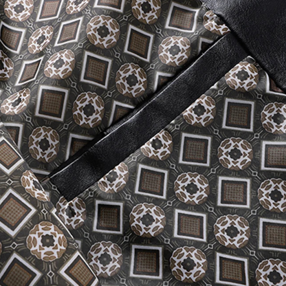 Men's Leather Button Up Winter Jacket