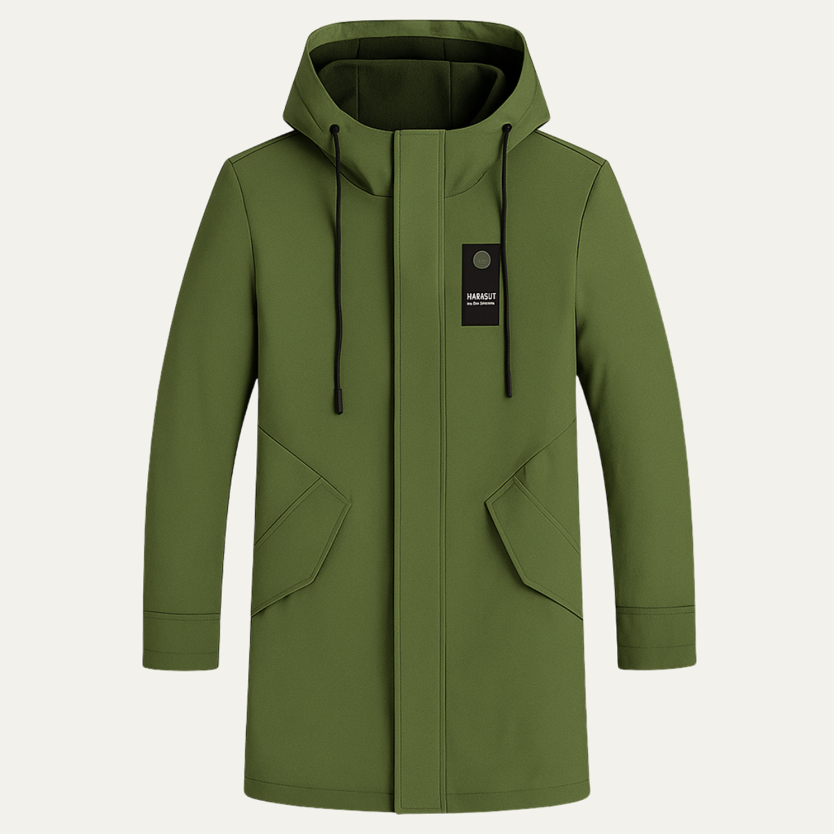 Men's Lightweight Drawstring Hooded Jacket - Fashinoza