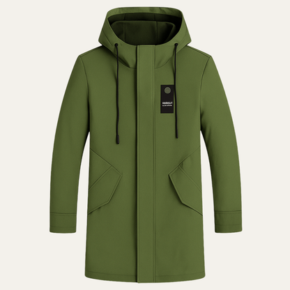 Men's Lightweight Drawstring Hooded Jacket - Fashinoza