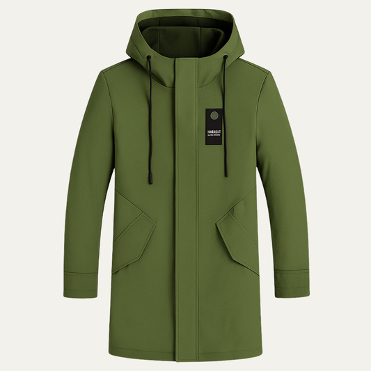 Men's Lightweight Drawstring Hooded Jacket - Fashinoza