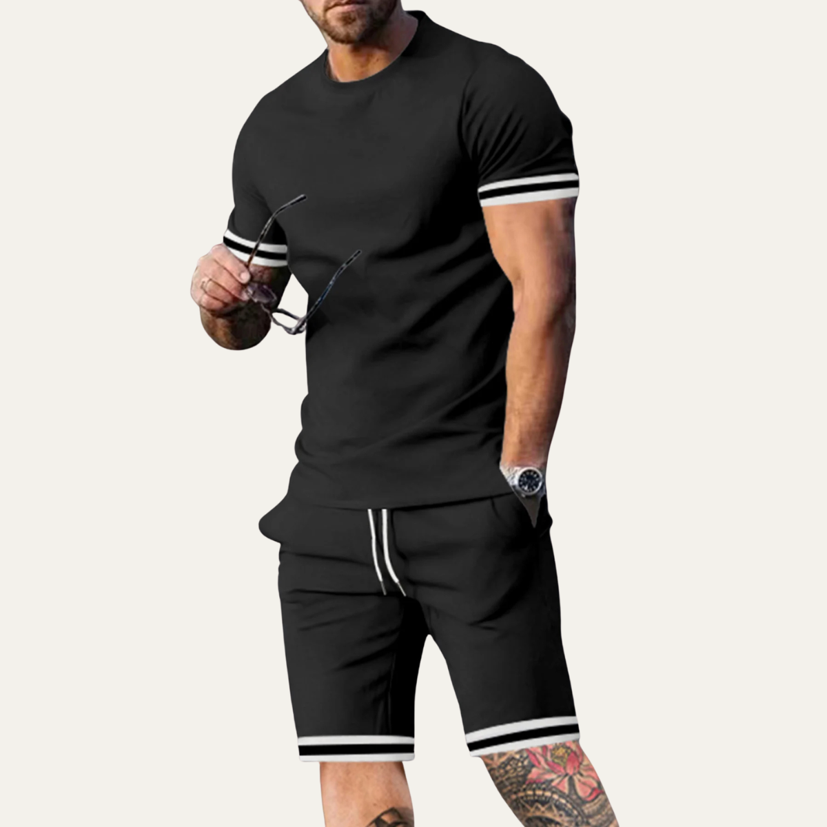 Men's Casual Summer Set T Shirt and Shorts