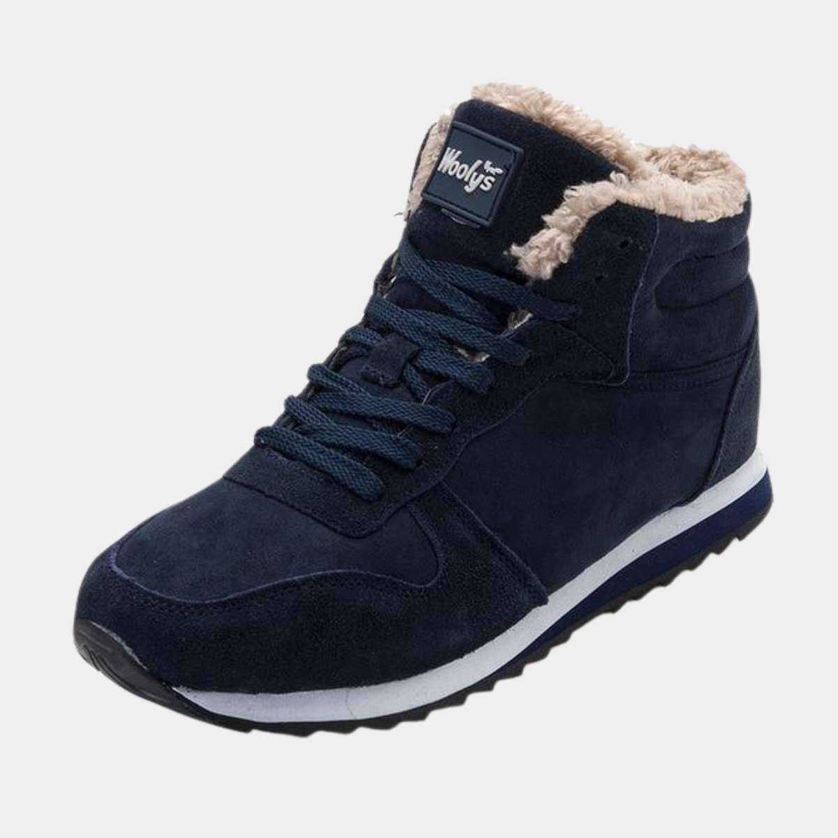 Men's Warm Fleece Lined Ankle Boots - Fashinoza