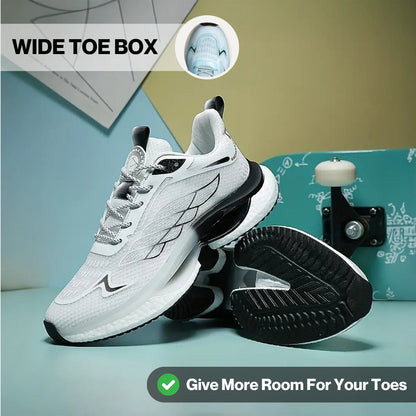 Men's Mesh Running Shoes Breathable Lightweight Athletic Sports Walking Sneakers