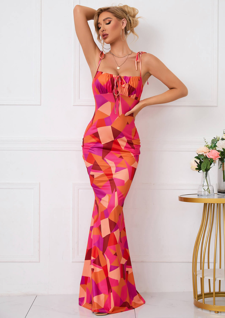 Chic Floral Maxi Dress