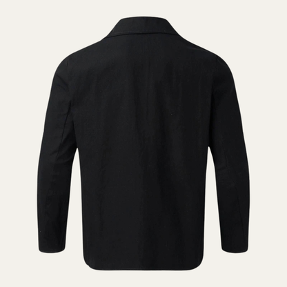 Winchester Men's Double Breasted Peacoat Lapel Casual Wool Navy