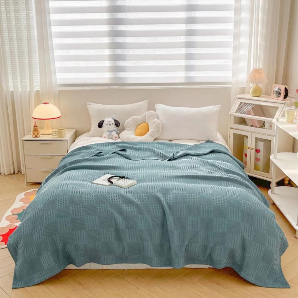 Soft Waffle Blanket - Fashinoza