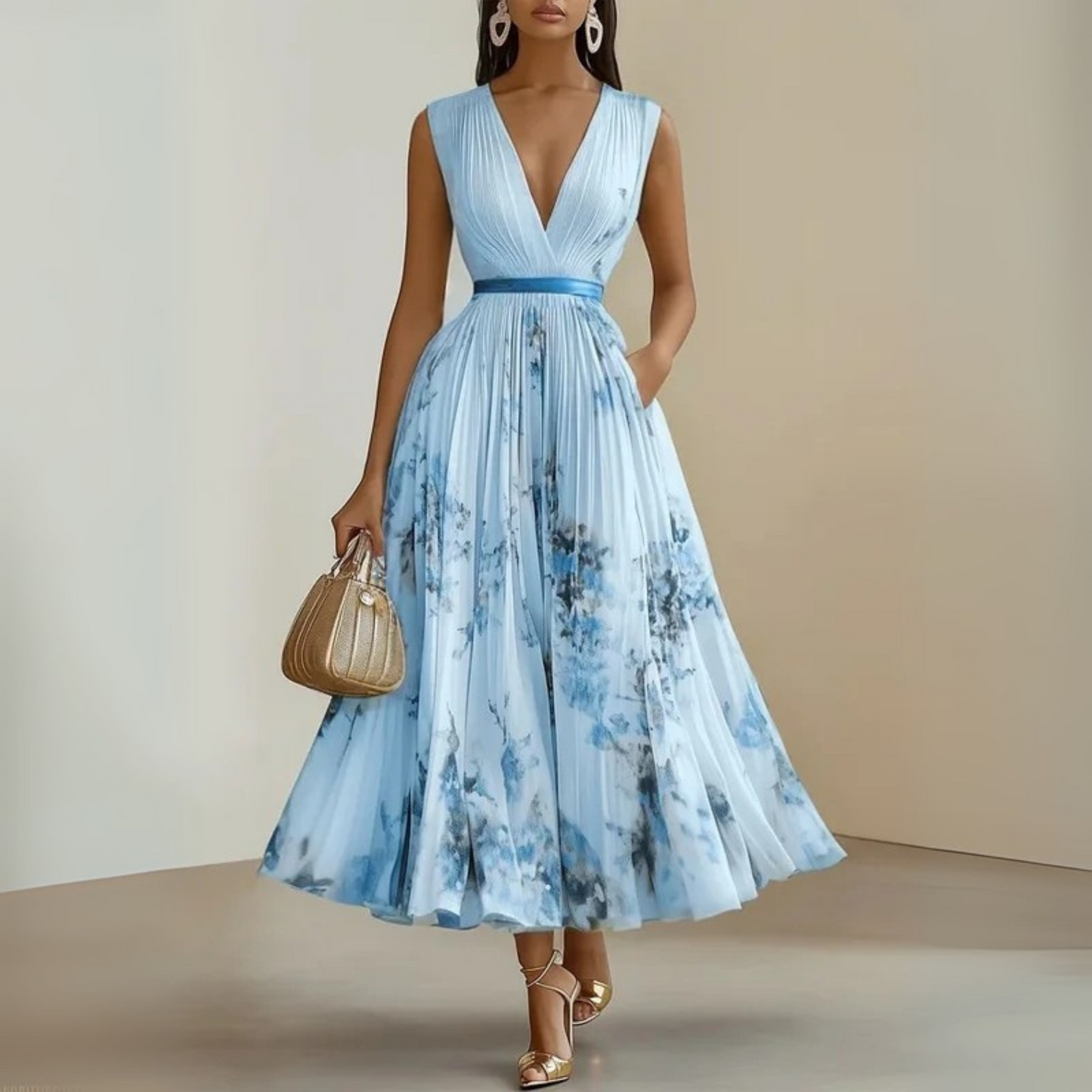 Women's Sleeveless Maxi Dress Lightweight Summer