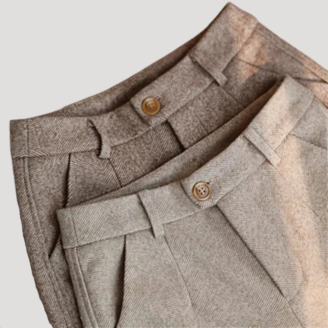 Kyle | Men’s Spring Wide Leg Tailored Pants