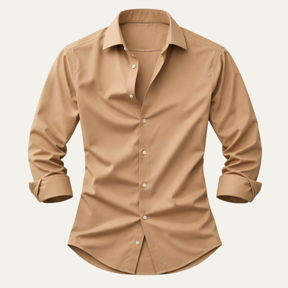 Men's Slim Fit Dress Shirt Stretch Milano - Fashinoza