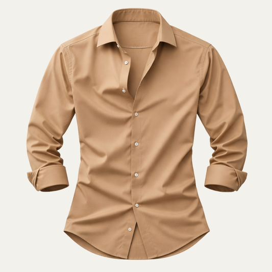Men's Slim Fit Dress Shirt Stretch Milano - Fashinoza