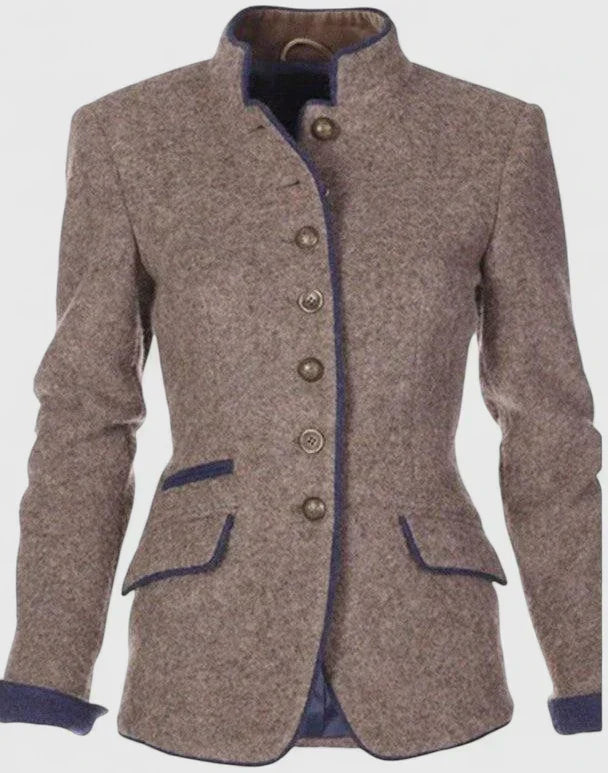 Daisy | Women’s Tailored Classic Stand Collar Jacket