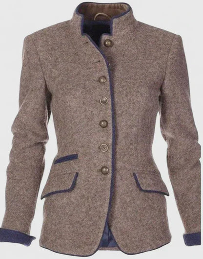 Daisy | Women’s Tailored Classic Stand Collar Jacket
