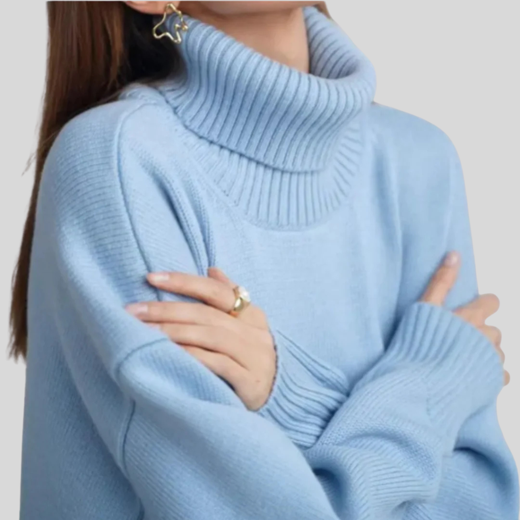 Women's Rollneck Sweater Thermal Cold Weather