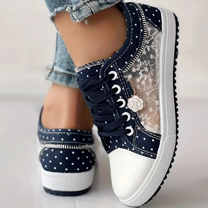 Women's Low- Sneakers Tie-Front