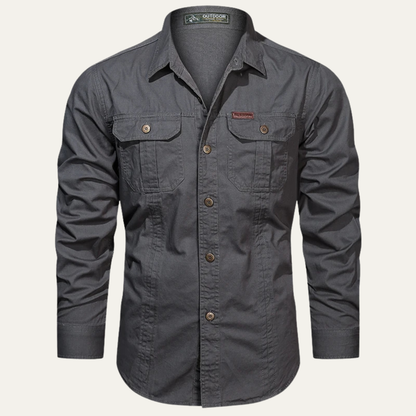 Men's Cotton Cargo Shirt