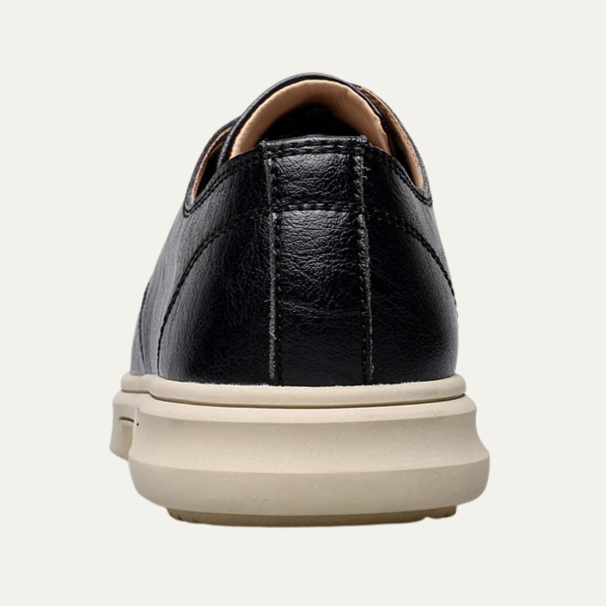 Men's Leather Look Sneakers Comfortable Lace Up