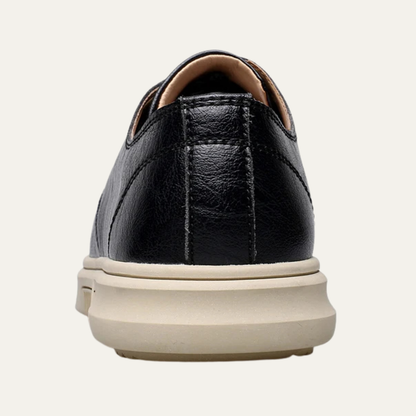 Men's Leather Look Sneakers Comfortable Lace Up