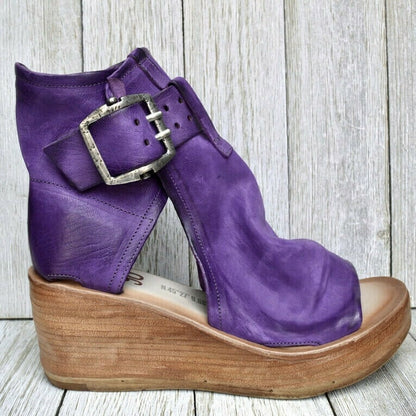 Women's Ankle Strap Sandals Buckle Closure