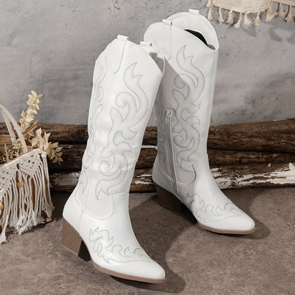 Women's Knee High Wedge Boots