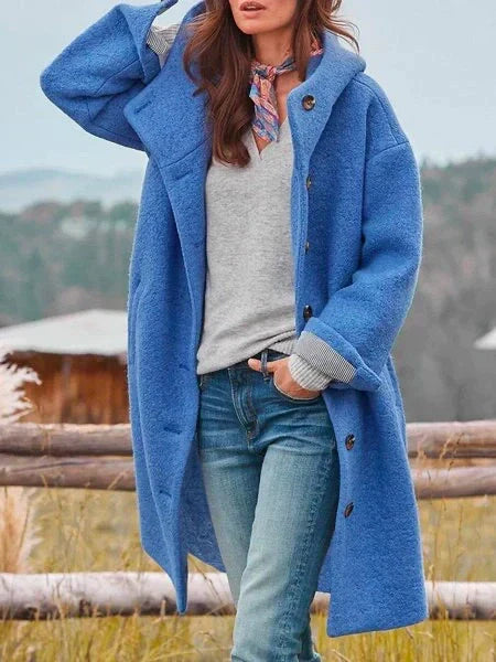 Emma | Women’s Winter Long Button Front Coat