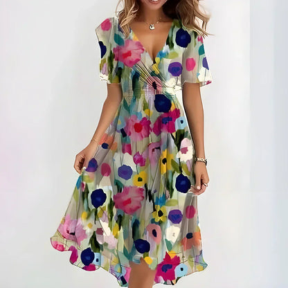 Elowira | Women’s Elegant Floral Summer Dress
