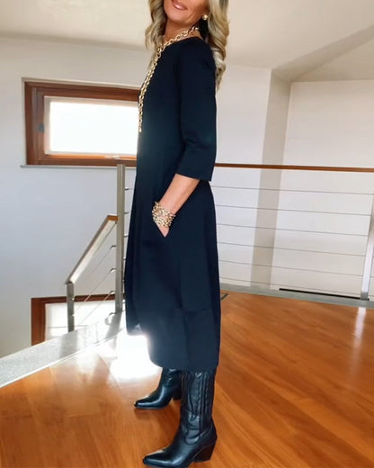 Women's Relaxed Midi Dress