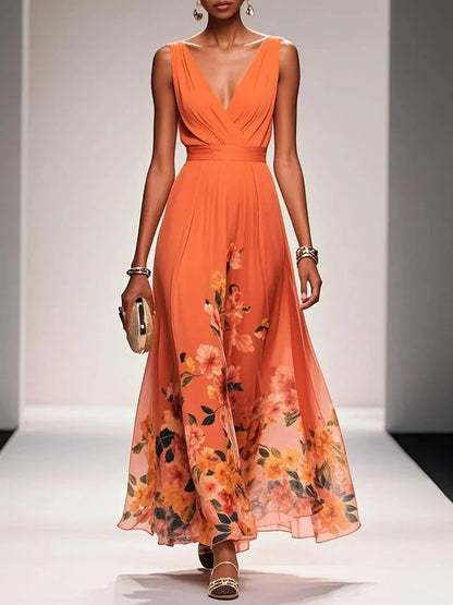 Fiona | Women Floral Print Wedding Guest Dress