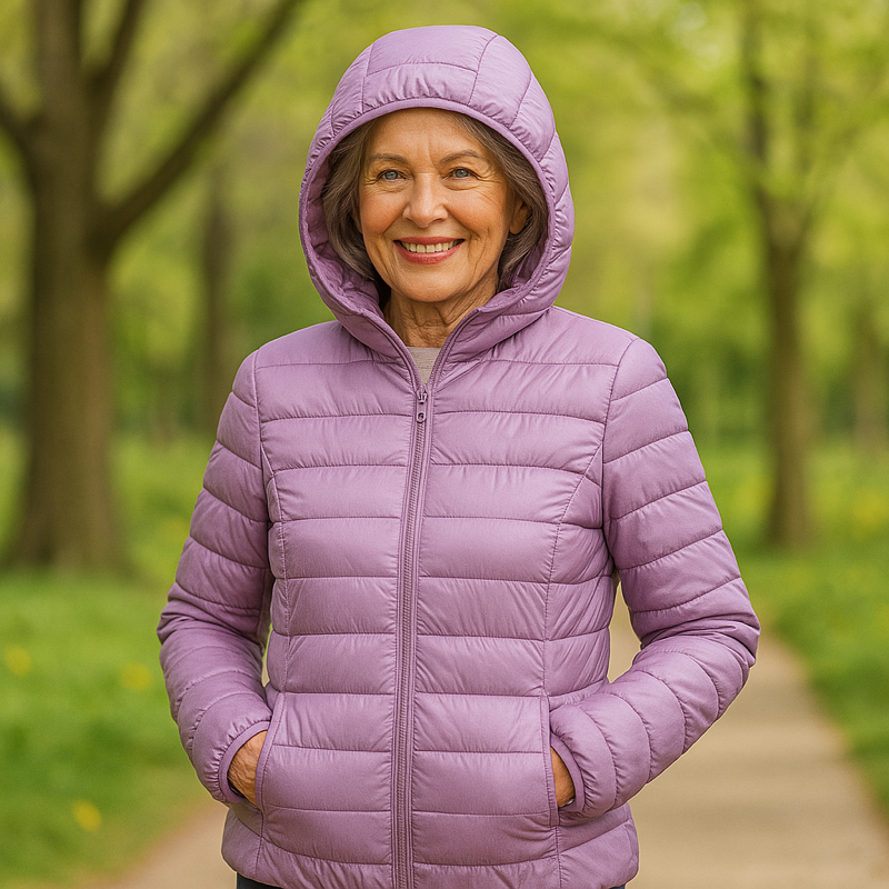 Women’s Lightweight Hooded Puffer Jacket