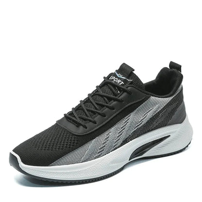 Men's Mesh Running Shoes Lightweight Breathable Air Cushion Sports Sneakers