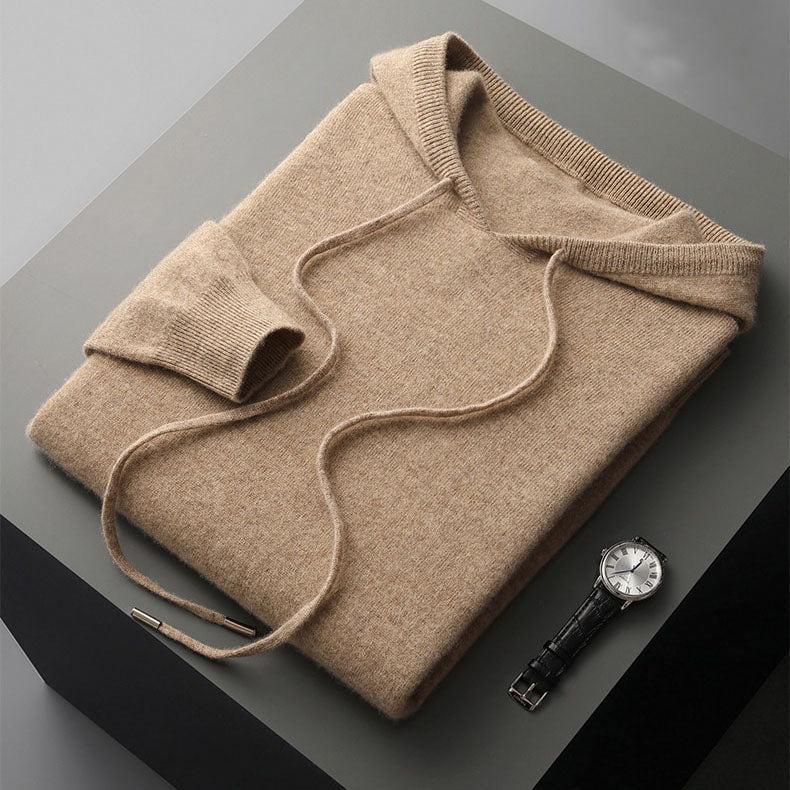 Men's Lightweight Hoodie Drawstring Grey