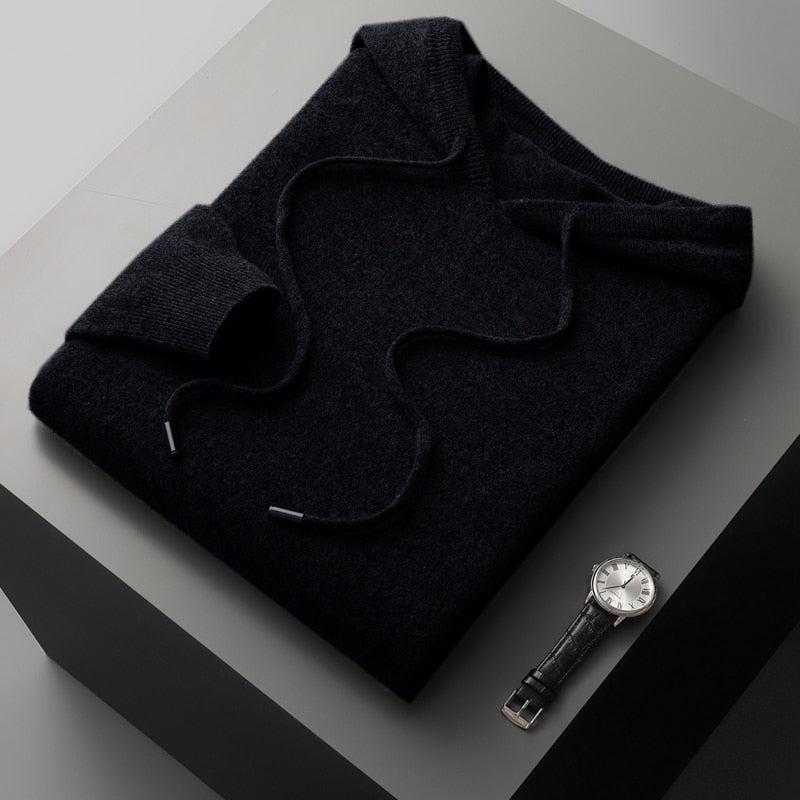 Men's Lightweight Hoodie Drawstring Grey