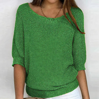 Women's Breathable Knit Sweater Lightweight Summer - Fashinoza
