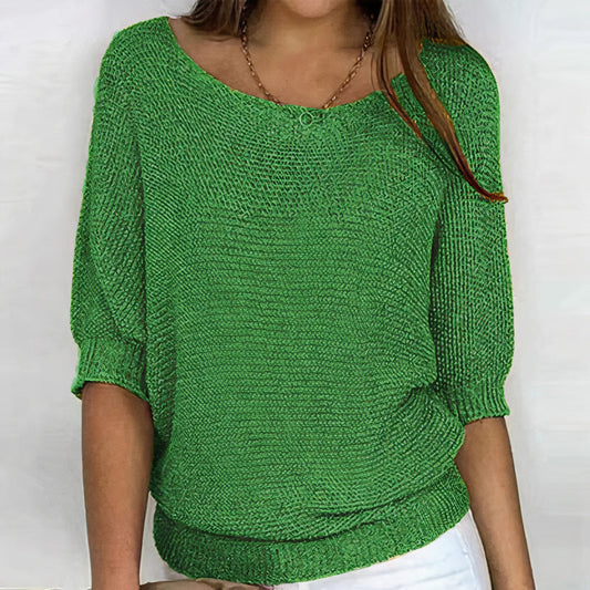 Women's Breathable Knit Sweater Lightweight Summer - Fashinoza
