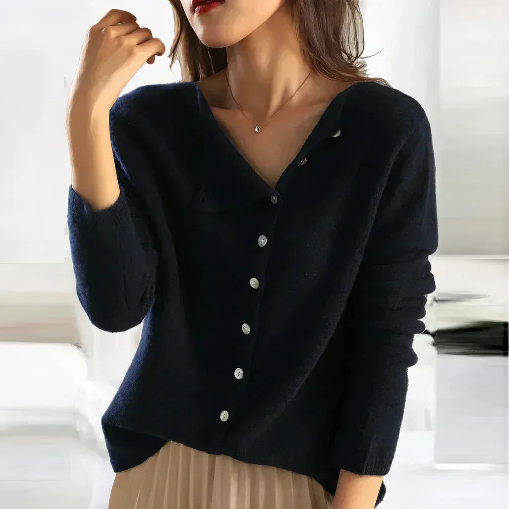 Women's Long Sleeve Cotton Blouse