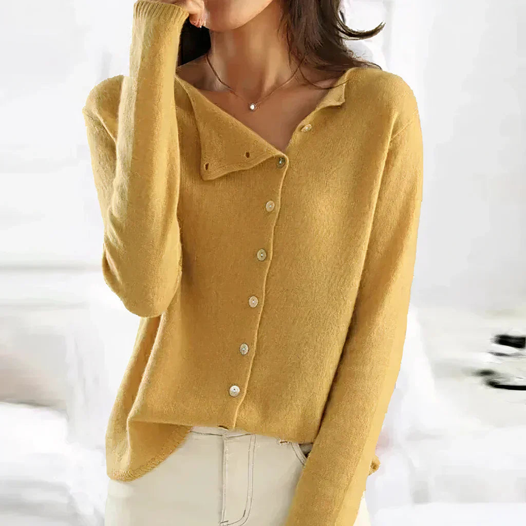 Women's Long Sleeve Cotton Blouse