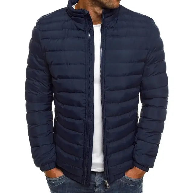 Men's Mid Season Jacket Stand Up Collar