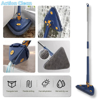 Triangle Head Flat Mop Daily Cleaning Tool