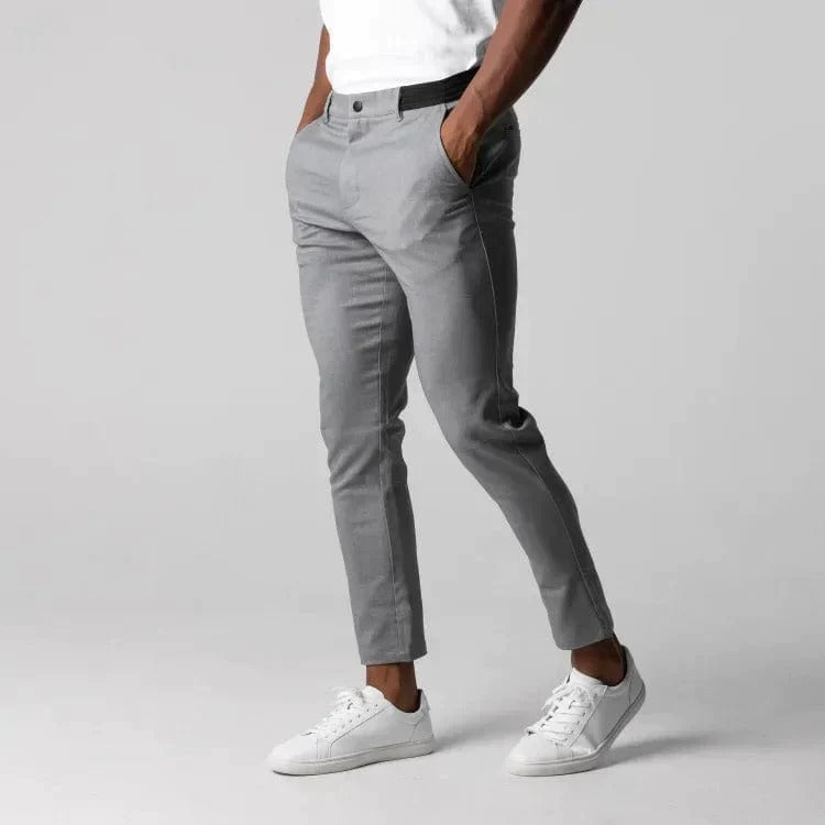 Men's Stretch Chino Pants Comfortable Beige
