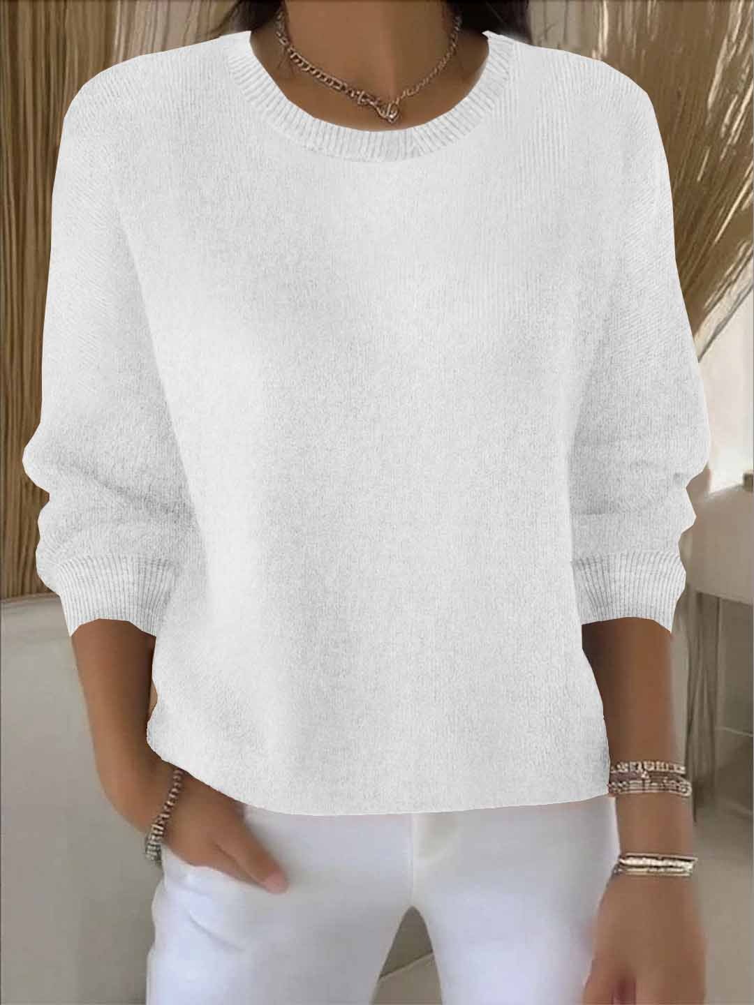 Evelyn | Women’s Spring Crew Neck Sweater