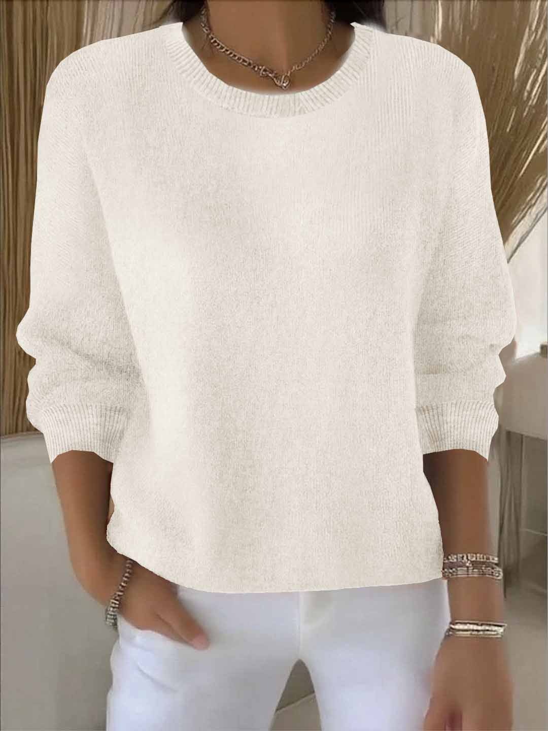 Evelyn | Women’s Spring Crew Neck Sweater