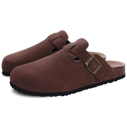 Adjustable Buckle Mule Slippers for Women – Cozy & Versatile Comfort
