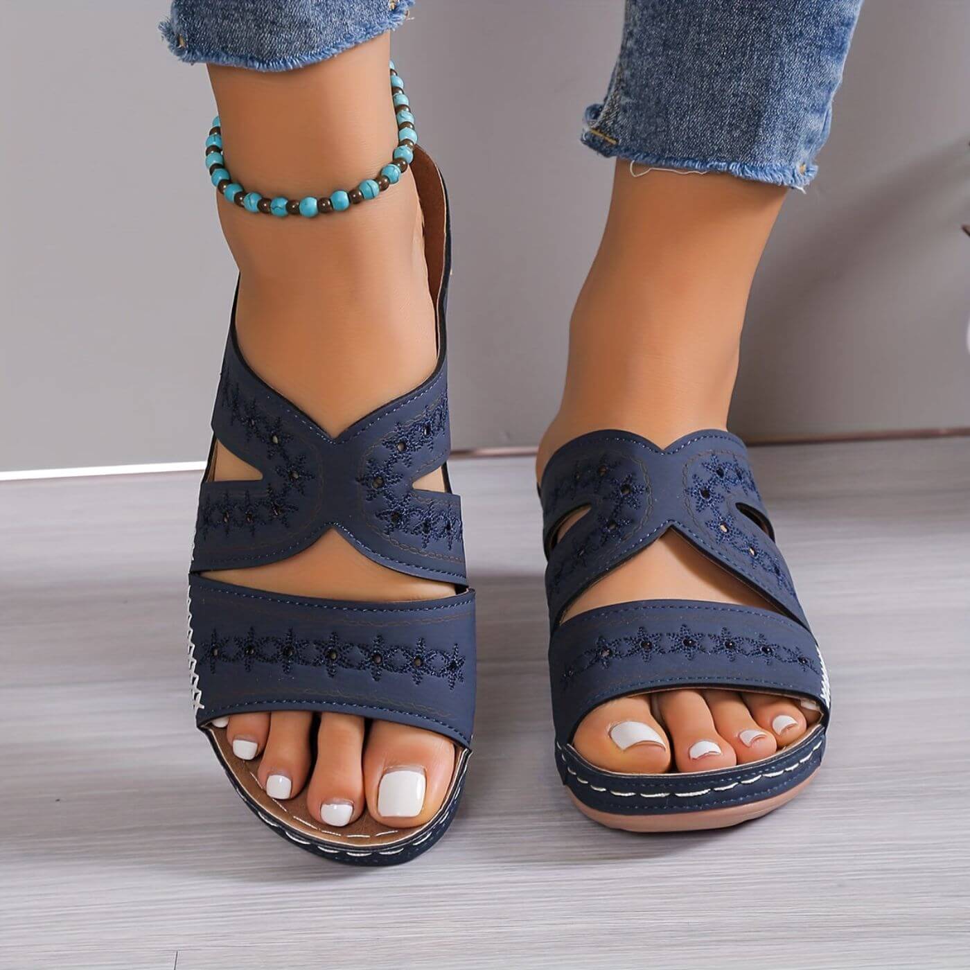 Women's Flat Slide Sandals