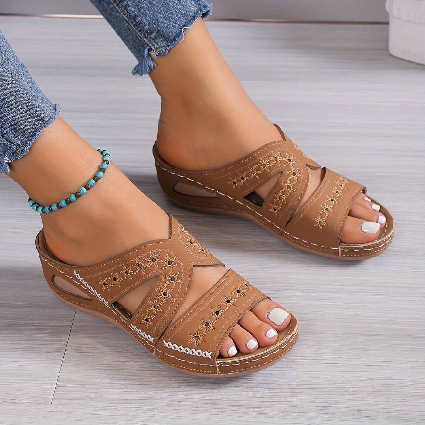 Women's Flat Slide Sandals