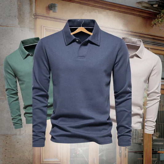 Men's Polo Sweater Casual Comfortable - Fashinoza