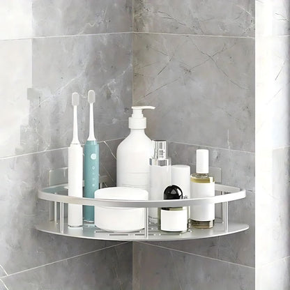 Rustproof 1-2 Tier Bathroom Shelf Organizer