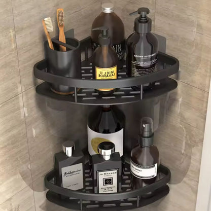 Rustproof 1-2 Tier Bathroom Shelf Organizer - Fashinoza