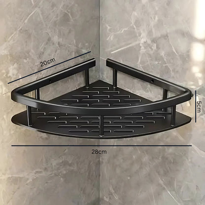 Rustproof 1-2 Tier Bathroom Shelf Organizer