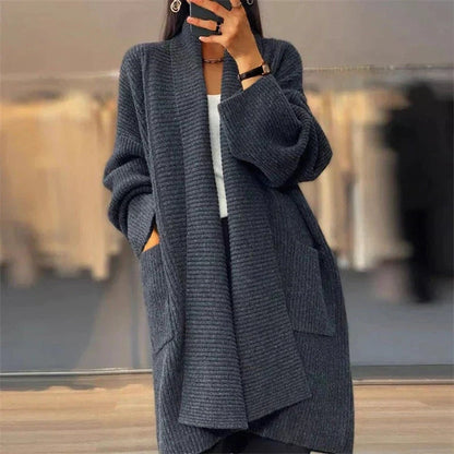 Women's Knitted Cardigan Jacket Cozy Acrylic