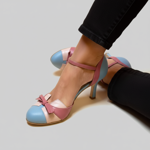 Women's Ankle Strap High Heels - Fashinoza