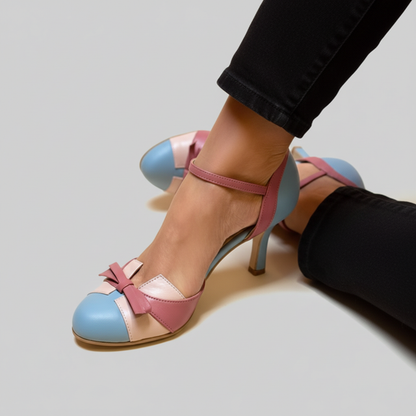 Women's Ankle Strap High Heels - Fashinoza